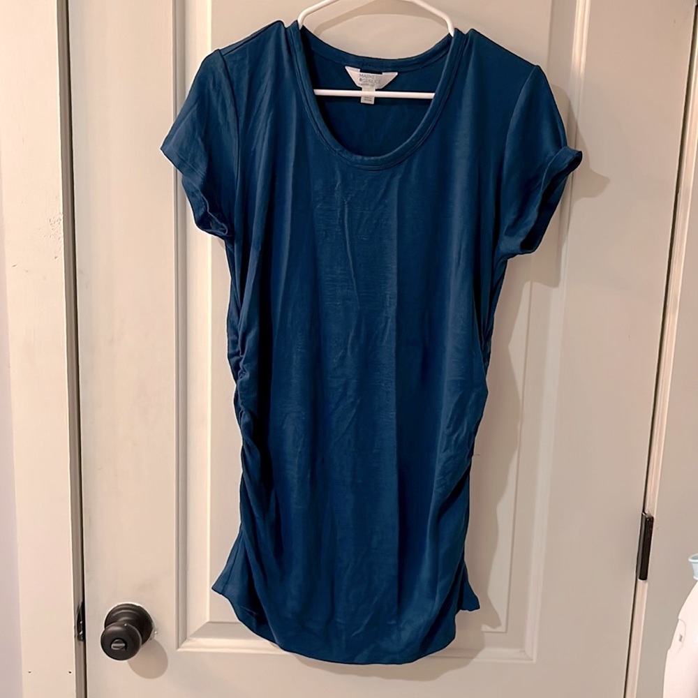 Alma Short Sleeve Maternity Knit Top